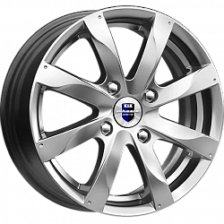 Диск K&K Джемини (КС617-18) 6x15 4x100 ET48 60,1 Алмаз черный